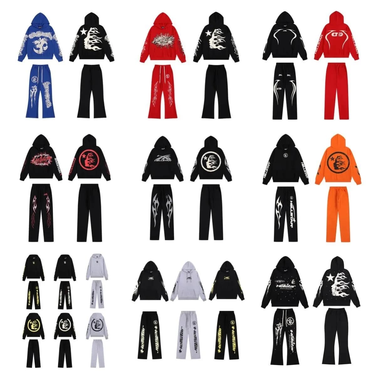 Hellstar hooded sweatshirt pants (7)