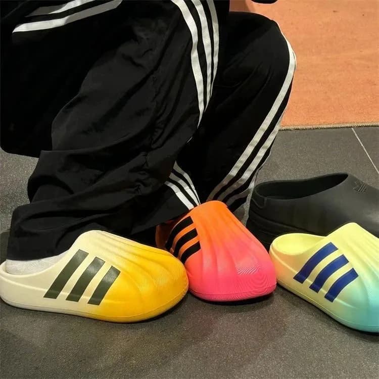 [adidas]Summer New Shell Head Half Dragged Clover Men's and Women's Baotou One Foot Versatile Thick  (31)